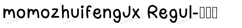 momozhuifengJx Regul字体转换